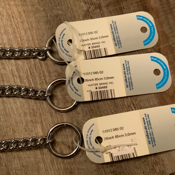 Sprenger Chrome Plated Choker Chain For Dogs (3mm x 22”) - Picture 3 of 3